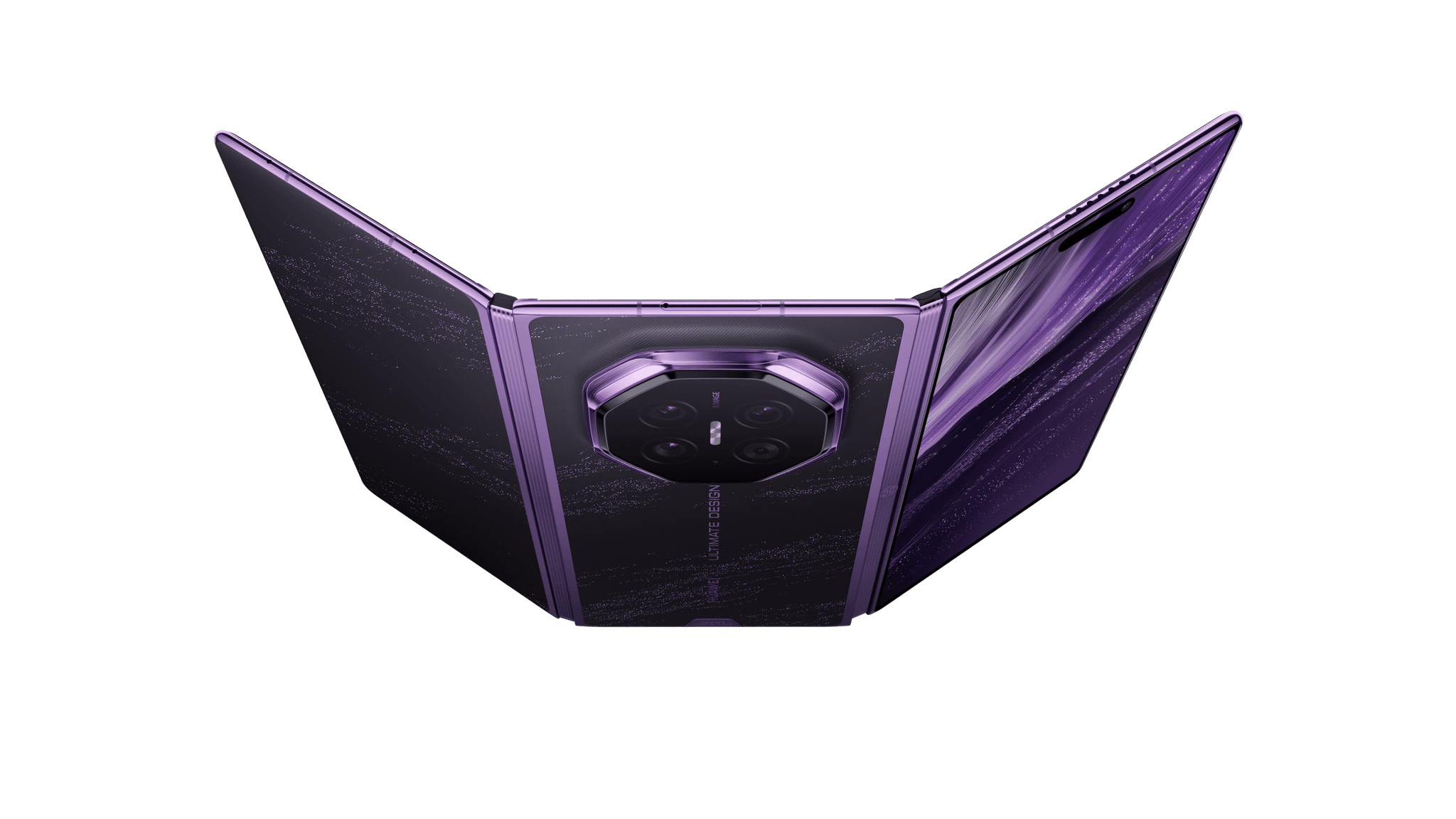 Huawei Mate XT 2 Ultimate Design ở trạng thái mở ba màn hình