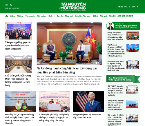 cms báo điện tử báo tài nguyên môi trường