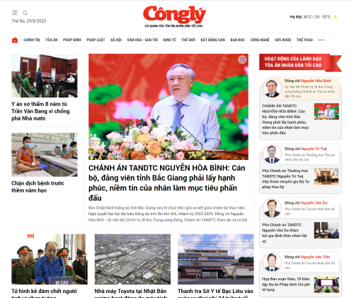 cms báo điện tử công lý