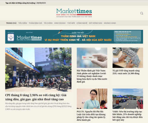 cms báo điện tử thế giới tiếp thị