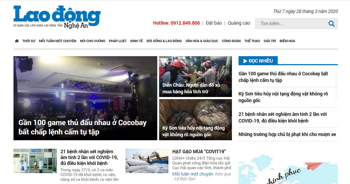 ONECMS triển khai báo nói tự động trên phiên bản điện tử Báo Lao động Nghệ An