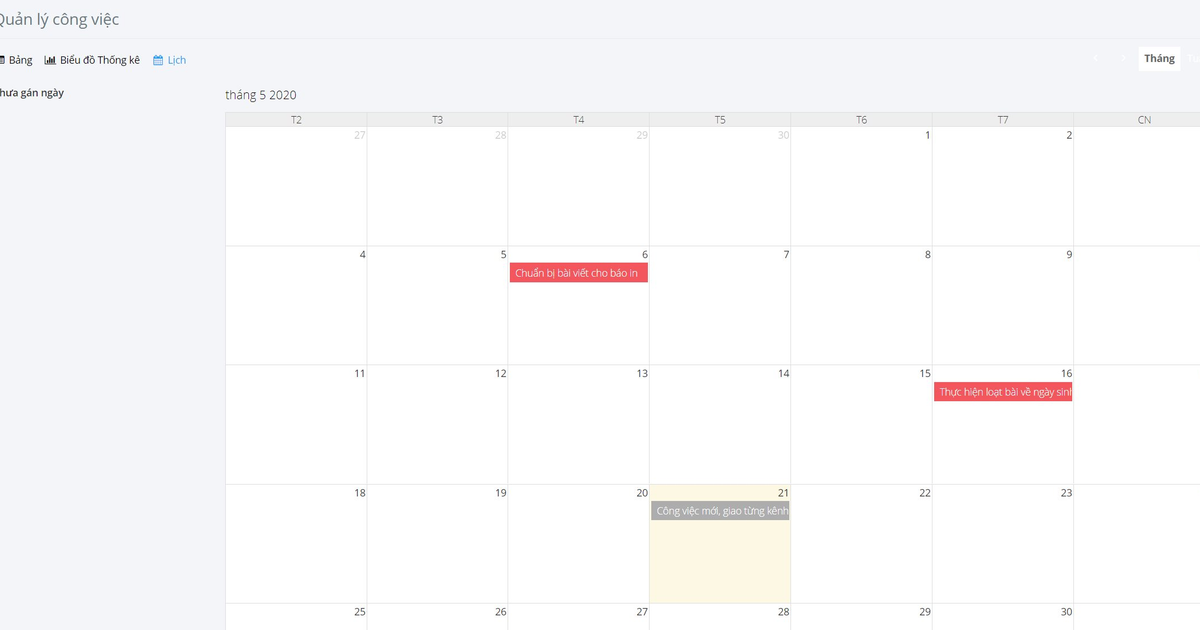 Giao việc, theo dõi công việc dễ dàng hơn với quản lý công việc trong ONECMS