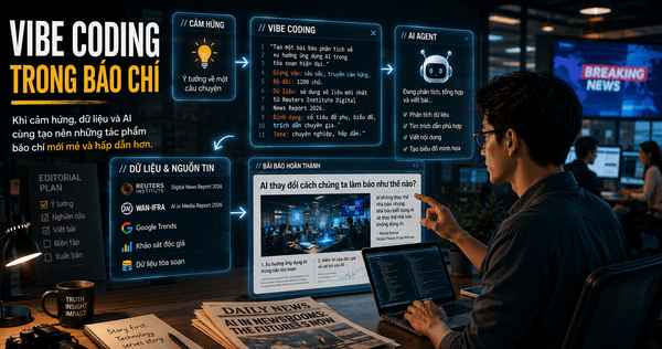 Vibe coding đang làm thay đổi cách thể hiện tác phẩm báo chí